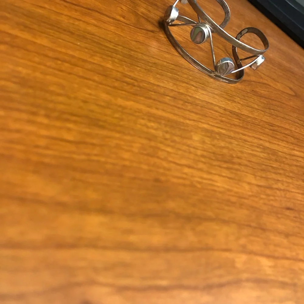 Vintage Mexican alpaca bracelet